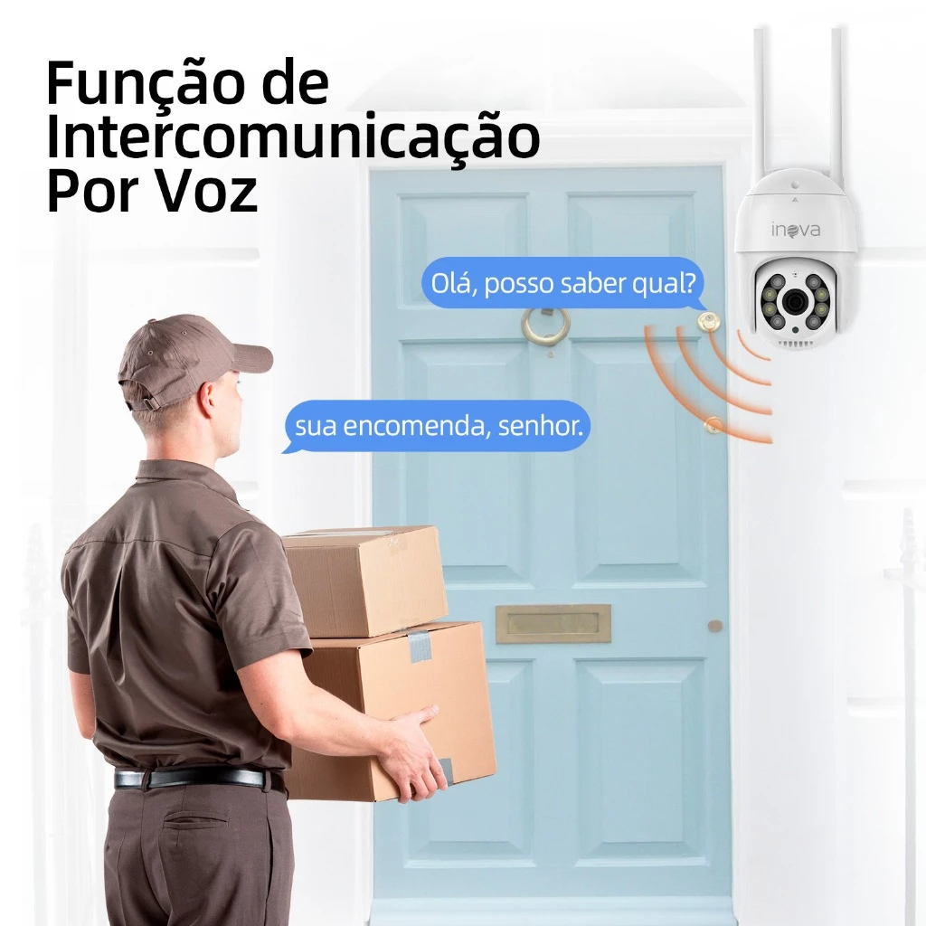 Câmera de Segurança 360° Full HD