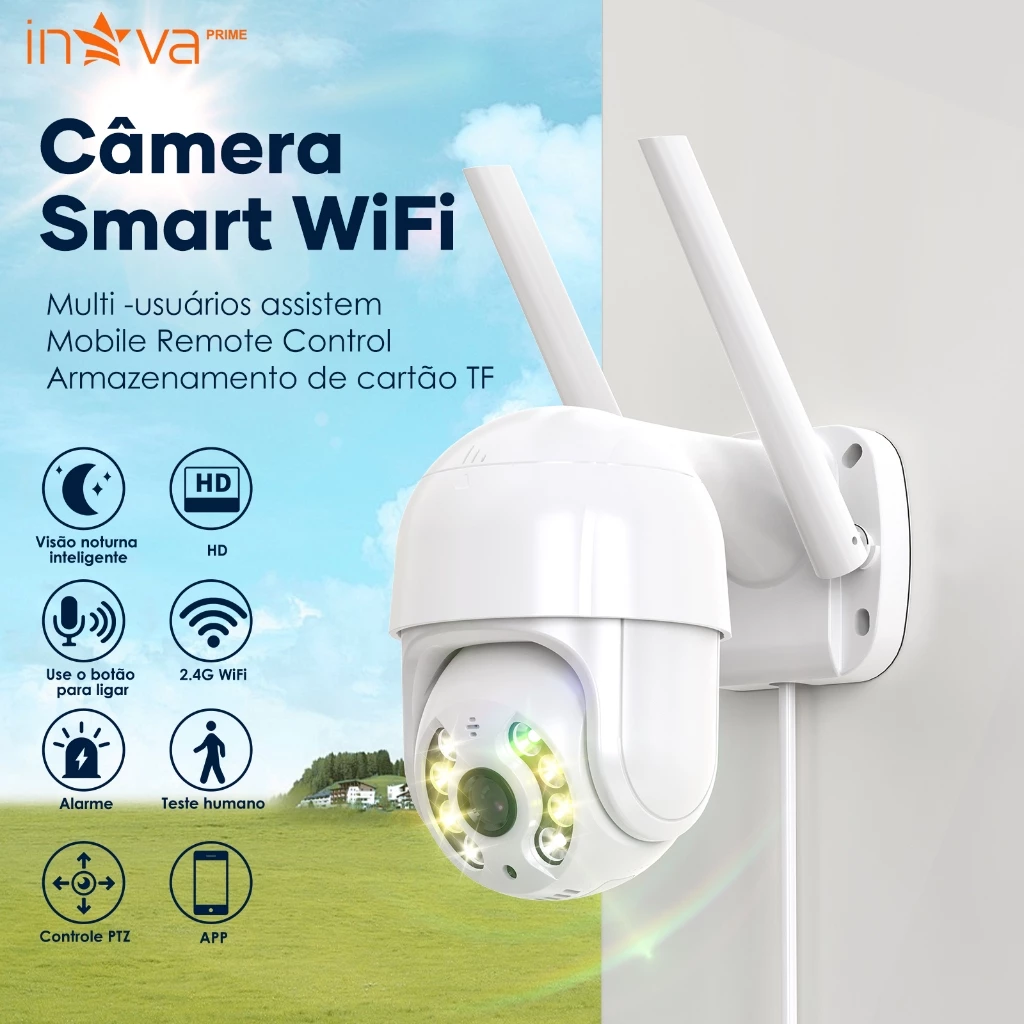 Câmera de Segurança 360° Full HD