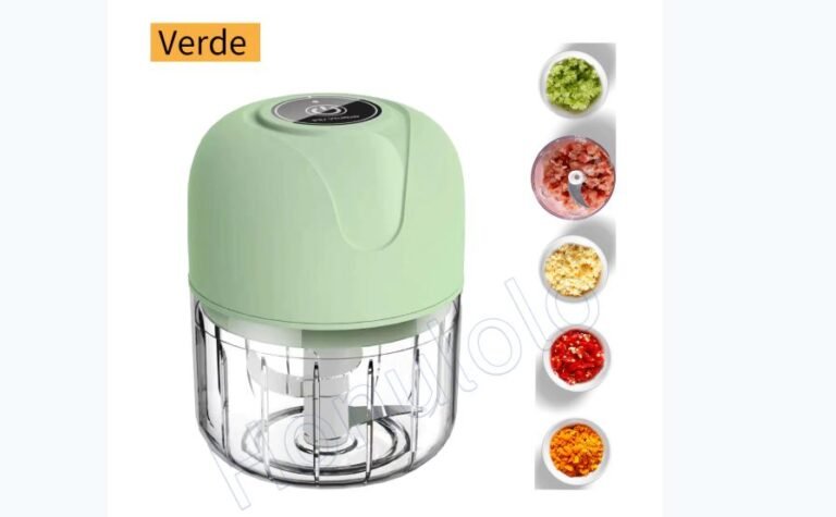 Mini Processador Elétrico de Alimentos Portátil – Versatilidade Que Vai Te Surpreender!