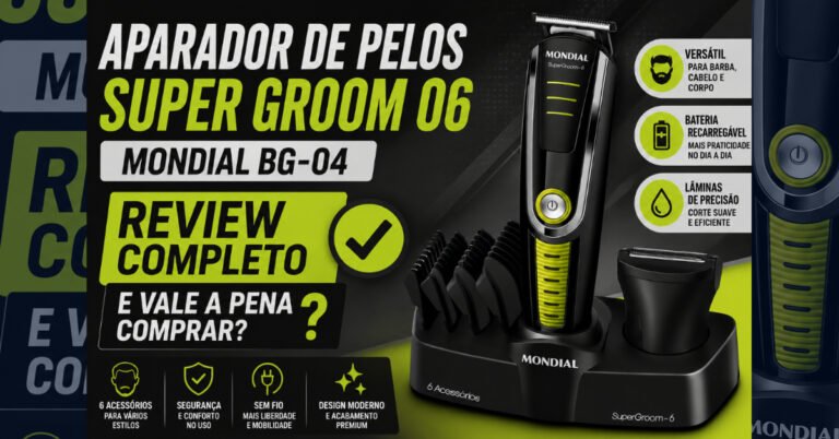 Aparador de Pelos Super Groom 06 Mondial BG-04: Review Completo e Vale a Pena Comprar?
