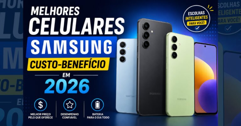 Melhores Celulares Samsung Custo-Benefício em 2026
