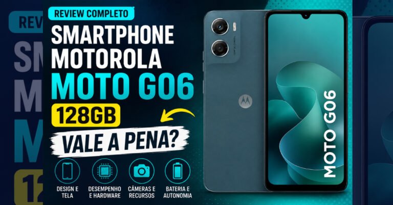 Smartphone Motorola Moto G06 128GB: Review Completo e Vale a Pena?