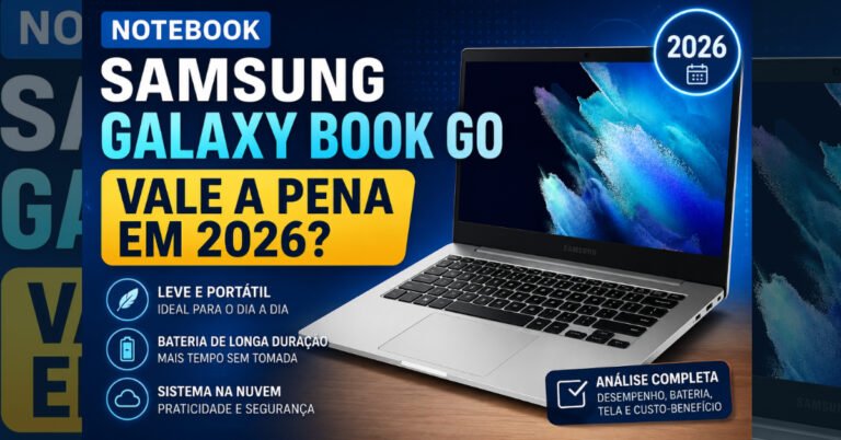 Notebook Samsung Galaxy Book Go: Vale a Pena em 2026?