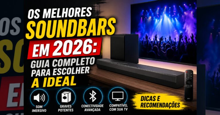 Os Melhores Soundbars em 2026: Guia Completo para Escolher a Ideal