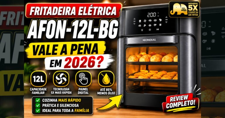Fritadeira Elétrica AFON-12L-BG: Vale a Pena em 2026?