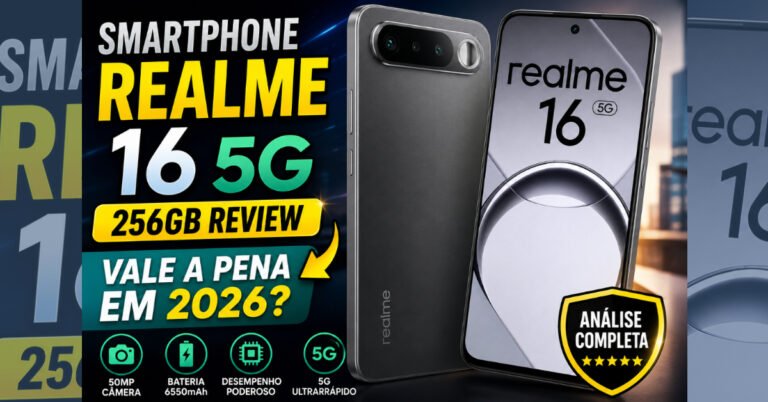 Smartphone Realme 16 5G 256GB Review: Vale a Pena em 2026?