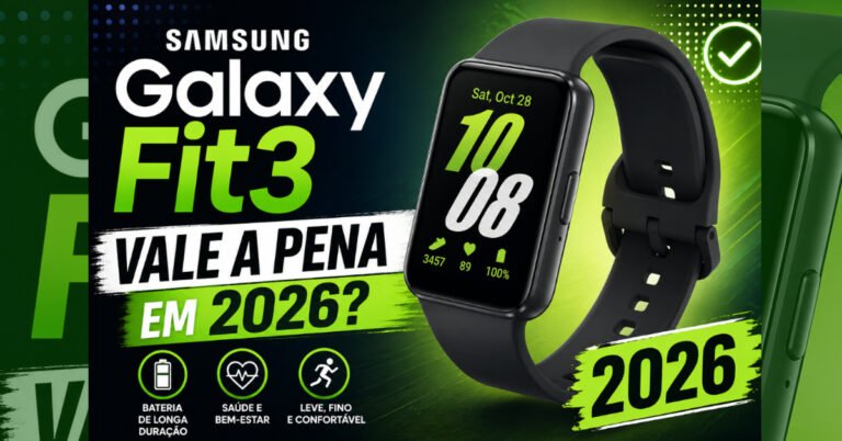 Smartwatch Samsung Galaxy Fit3: Vale a Pena em 2026?