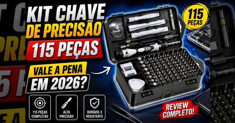 Kit Chave de Precisão 115 Peças Nixzen: Vale a Pena em 2026?