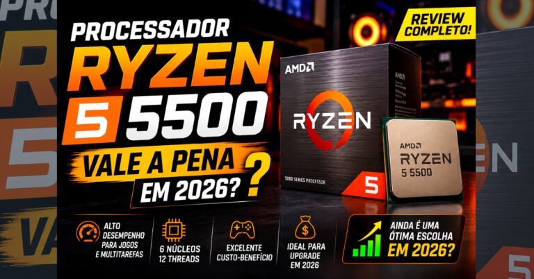 Processador Ryzen 5 5500: Vale a Pena em 2026?