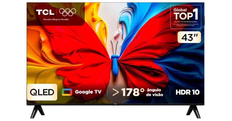 Smart TV TCL 43S5K Full HD QLED Google TV