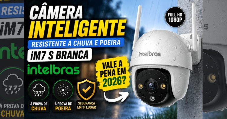 Câmera Inteligente Resistente à Chuva e Poeira iM7 S Branca Intelbras: Vale a Pena em 2026?